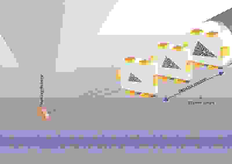 Schematic illustration of the moving screen method used for EBSD system calibration