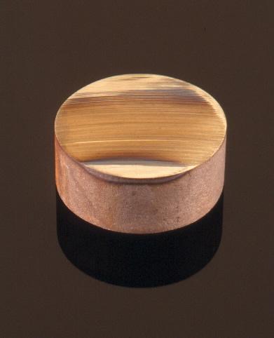 Heat damage introduced to the sample surface during the cutting process