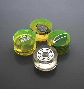 Cold mounted (Epoxy) samples under vacuum impregnation.